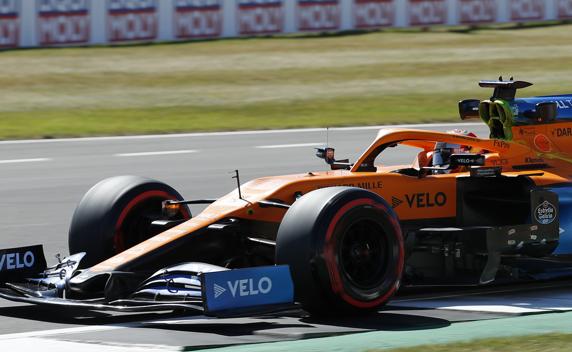 Carlos Sainz, en el GP 70 aniversario de F1 2020