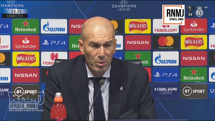 Zidane no clarificó si seguirá la próxima temporada Zidane no clarificó si seguirá la próxima temporada