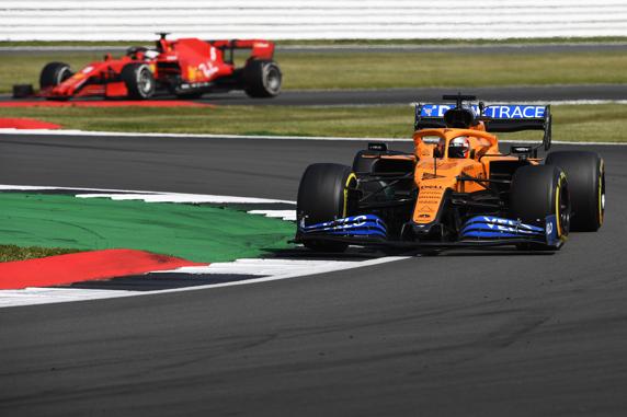 Sainz, en el GP 70 aniversario de F1