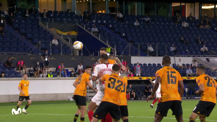 Europa League: Wolverhampton-Sevilla. Gol de Ocampos (0-1).mp4