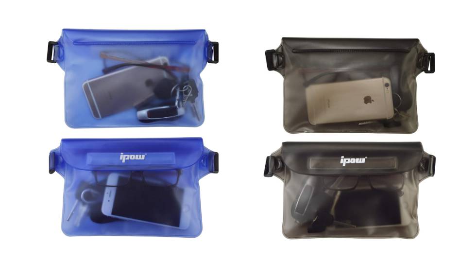 Con esta riñonera impermeable tu móvil o mascarilla estarán siempre protegidos en la playa y la piscina