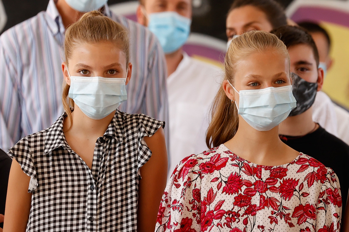 La princesa Leonor y la infanta Sofía 