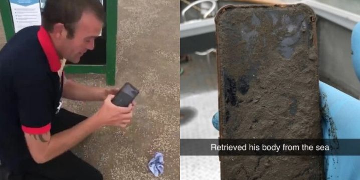 Milagro: este iPhone X sobrevivió durante 6 días bajo el mar