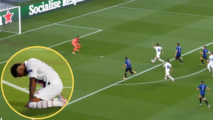 Champions League Atalanta-PSG. Neymar falla dos ocasiones clarísimas ante el portero Champions League Atalanta-PSG. Neymar falla dos ocasiones clarísimas ante el portero