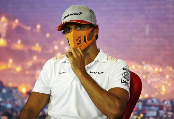 Carlos Sainz, en el GP de España de F1 2020