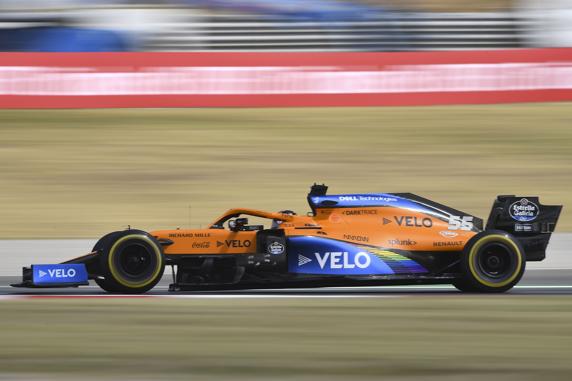 Carlos Sainz, en el GP de España de F1 2020