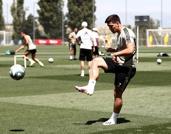 Jovic, jugador del Real Madrid