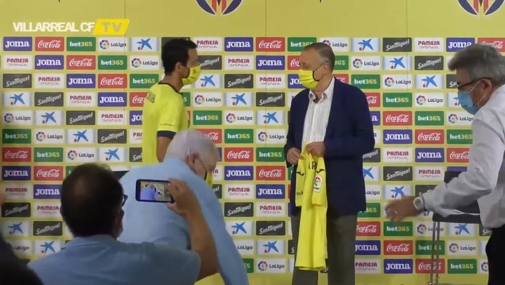 El Villarreal presenta a Dani Parejo El Villarreal presenta a Dani Parejo