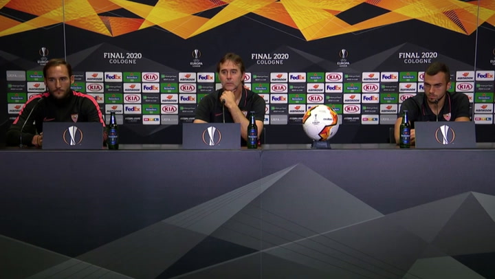 Rueda de prensa conjunto de Julen Lopetegui y Joan Jordan Rueda de prensa conjunto de Julen Lopetegui y Joan Jordan
