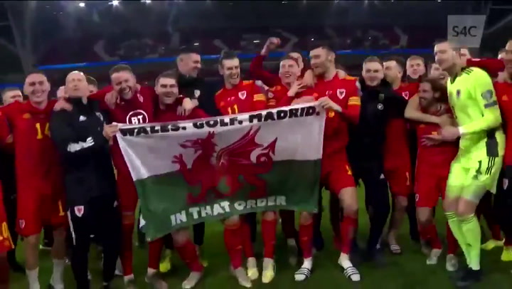 Bale se mofa del Madrid con la bandera ‘Gales. Golf. Madrid’