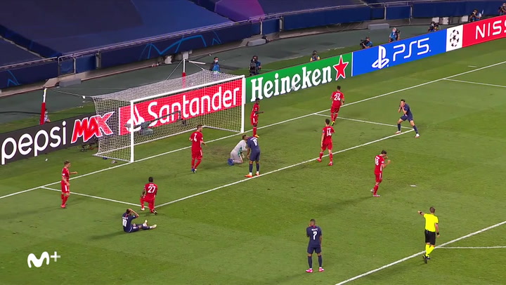 Champions League: PSG - Bayern Munich (Final). Choupo Mouting no logró rematar el centro de Neymar Champions League: PSG - Bayern Munich (Final). Choupo Mouting no logró rematar el centro de Neymar