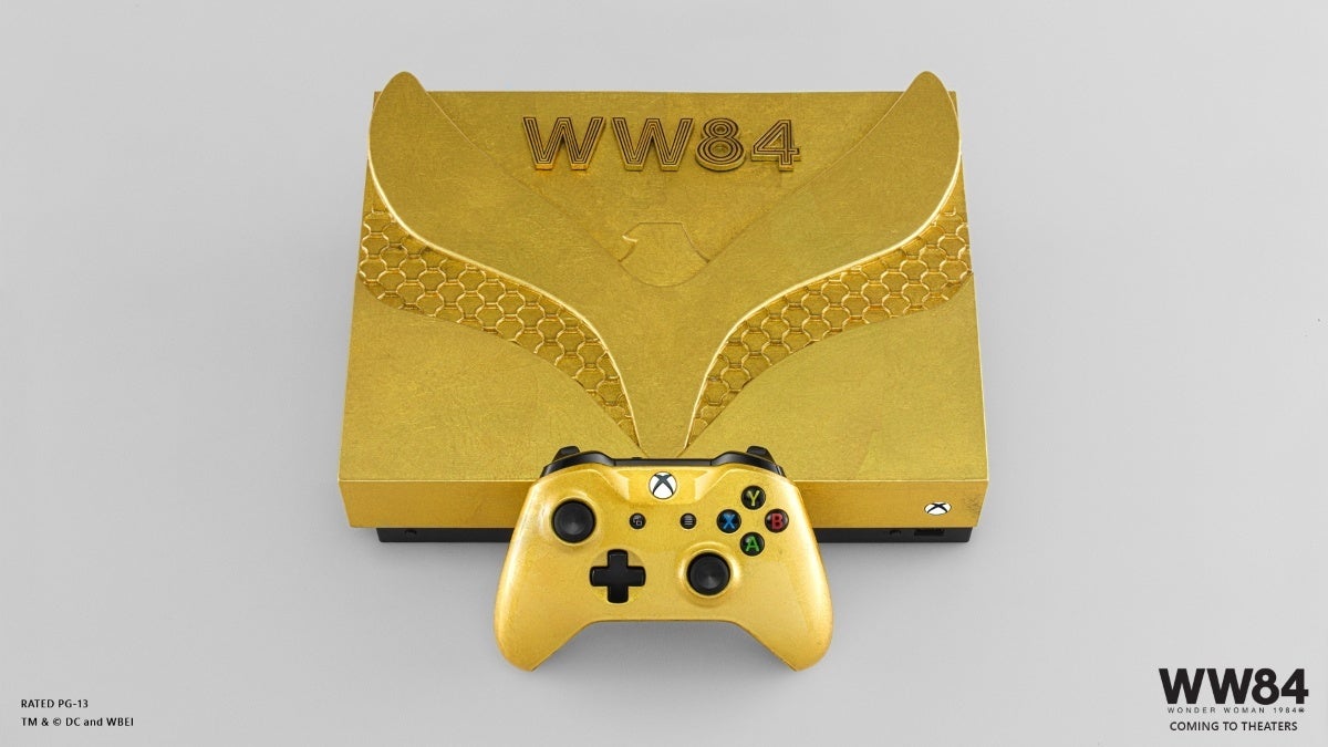 Xbox WW1984 - Consola Xbox One X Golden Armor - 1
