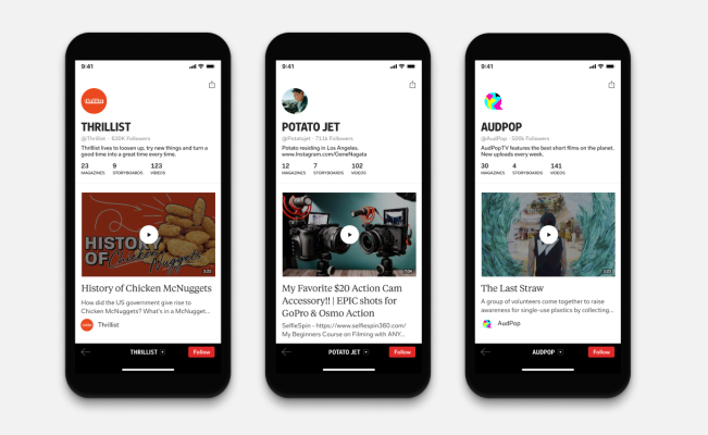 Flipboard lleva su servicio de video 'Flipboard TV' con publicidad a todos los usuarios