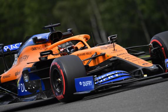 Carlos Sainz, en el GP de Bélgica de F1 2020