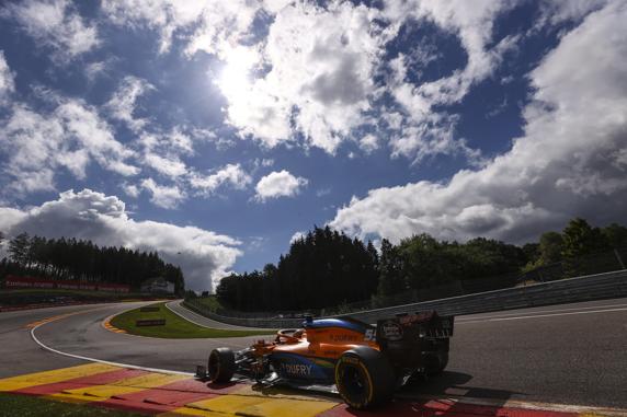 Sainz, en el GP de Bélgica de f1 2020