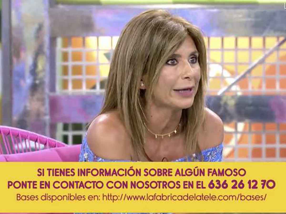 Gema López durante su discusión con Carlota Corredera / GTRES