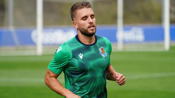 Kevin Rodrigues en un entrenamiento