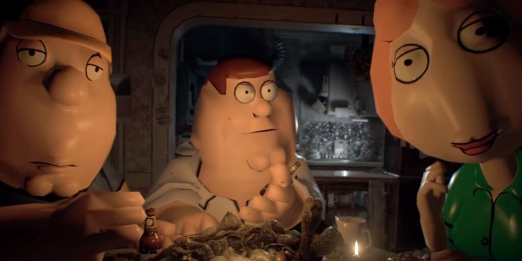 El mod de Family Guy de Resident Evil 7 es tan maldito como suena