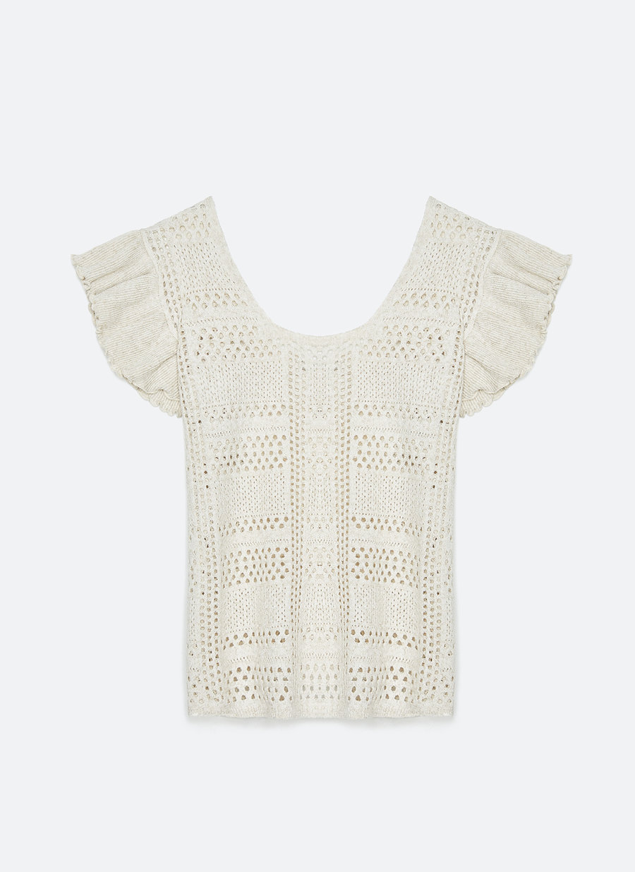 Este es el conjunto de Uterqüe de Sara Carbonero, dos piezas que podrás llevar juntas o separadas