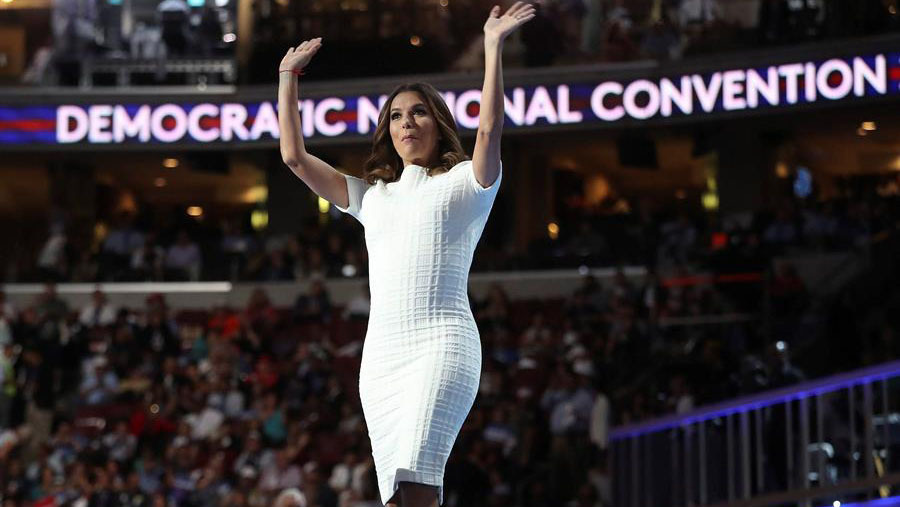 Eva Longoria en la Convención Demócrata: hay que salvar la democracia