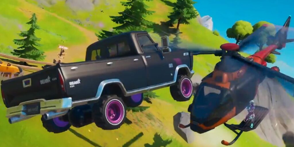 Fortnite obtiene autos, camiones y estaciones de radio en la enorme actualización de Joy Ride