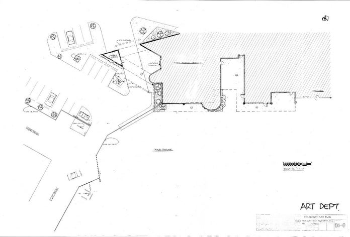Planos de Josie y los Pussycats - Plan de sitio del aeropuerto externo Planos de Josie y los Pussycats - Plan de sitio del aeropuerto externo