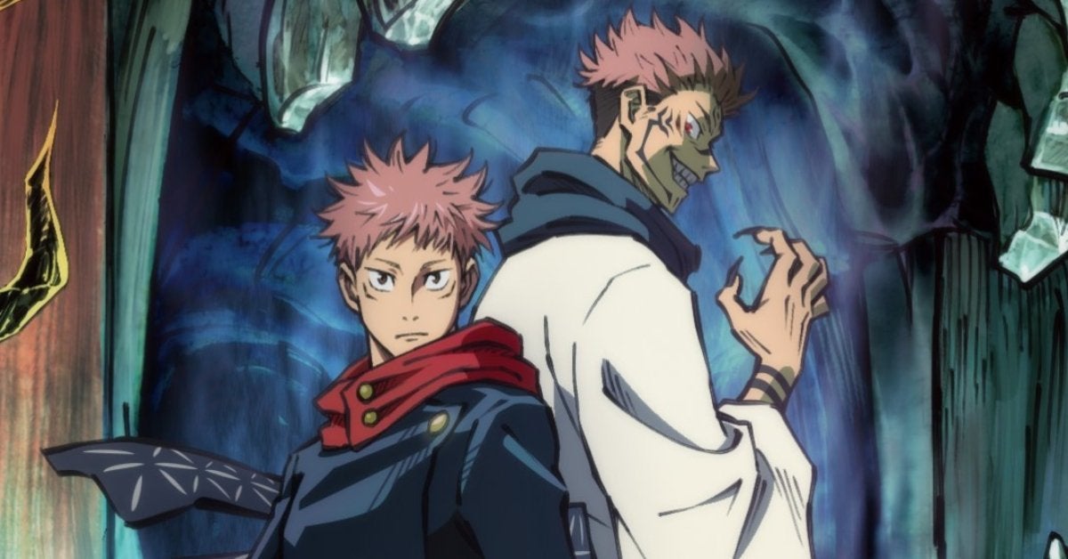 Póster Visual clave de Jujutsu Kaisen Anime