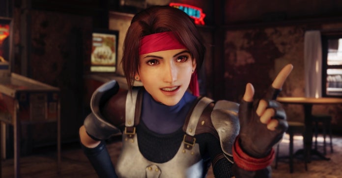 Final Fantasy 7 remake jessie nuevo hed recortado