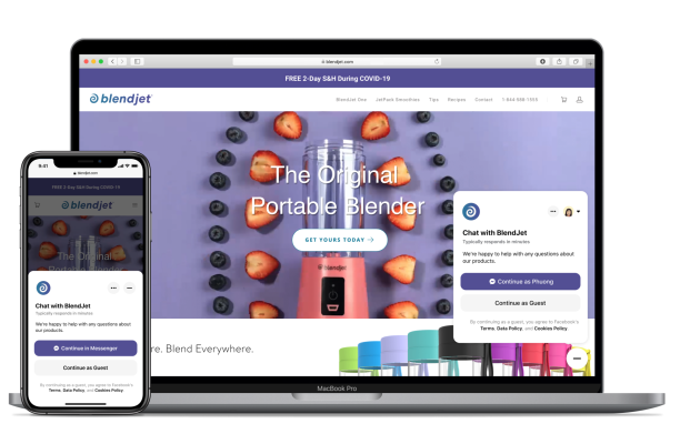 Messenger lanza un nuevo complemento de chat para sitios web comerciales para llegar a clientes que no son de Facebook