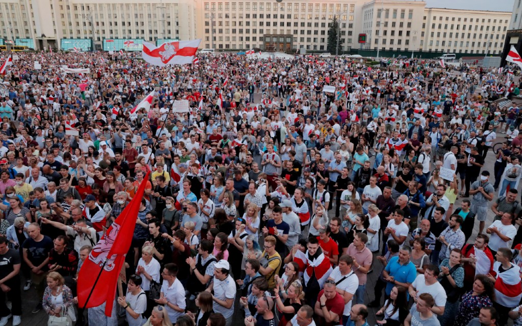 Periodistas de Bielorrusia denuncia un apagón informativo del gobierno sobre las protestas