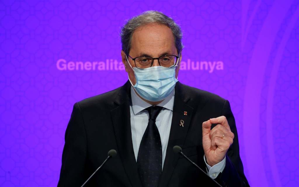 Quim Torra exige abdicación de Felipe VI tras ‘huida’ del rey emérito