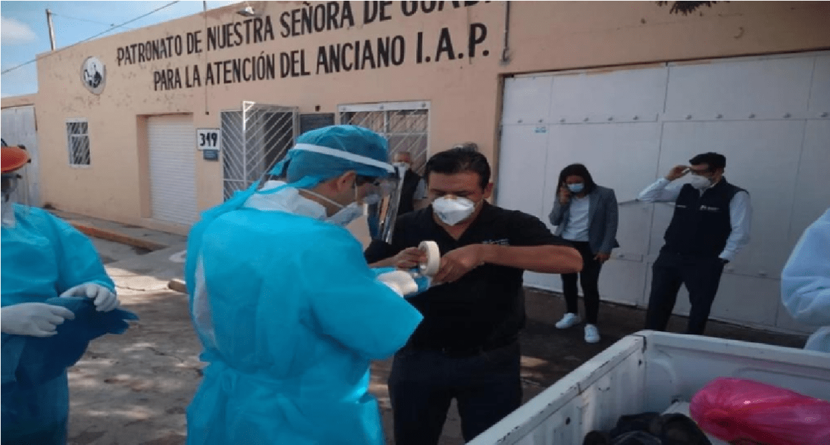 Surge brote de COVID en una Casa Hogar para adultos mayores, hay tres contagiados graves