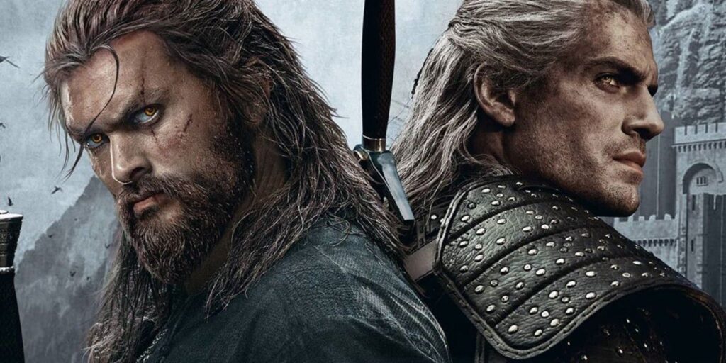 The Witcher: Jason Momoa apoya a Geralt de Henry Cavill en un nuevo fan art
