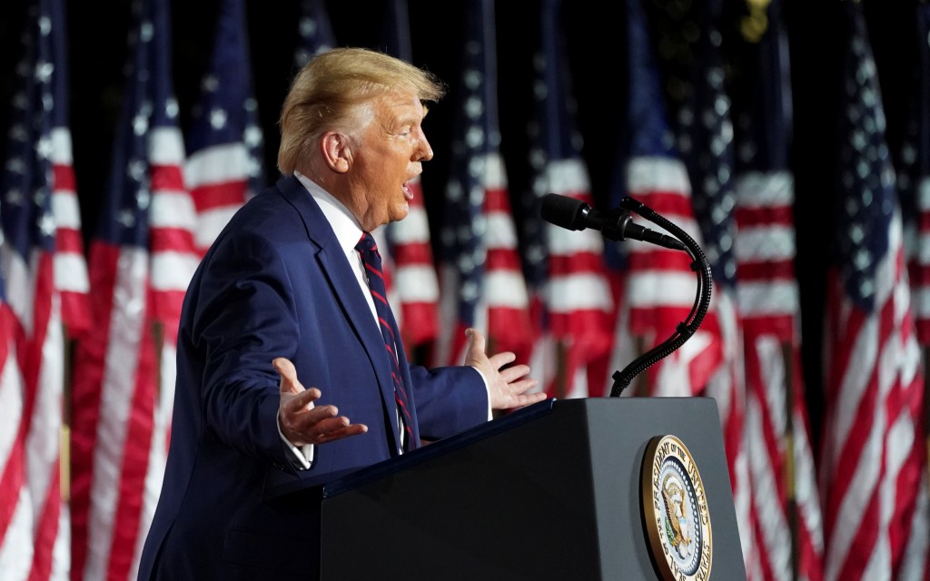 Trump hará campaña en New Hampshire tras discurso contra Biden en convención