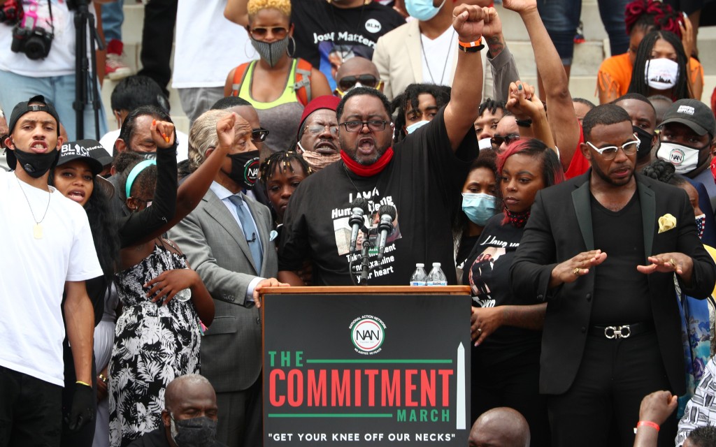 Una marcha a Washington y un tenso aniversario del discurso de Luther King