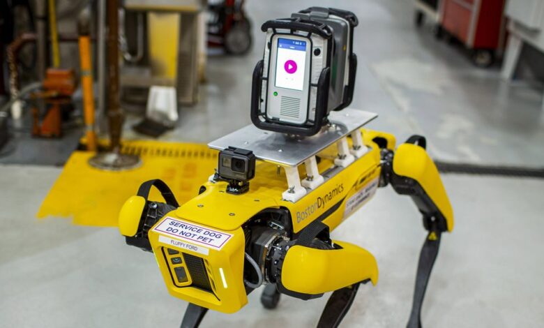 Ver Robot Spot 3D-Map de una fábrica de transmisiones Ford