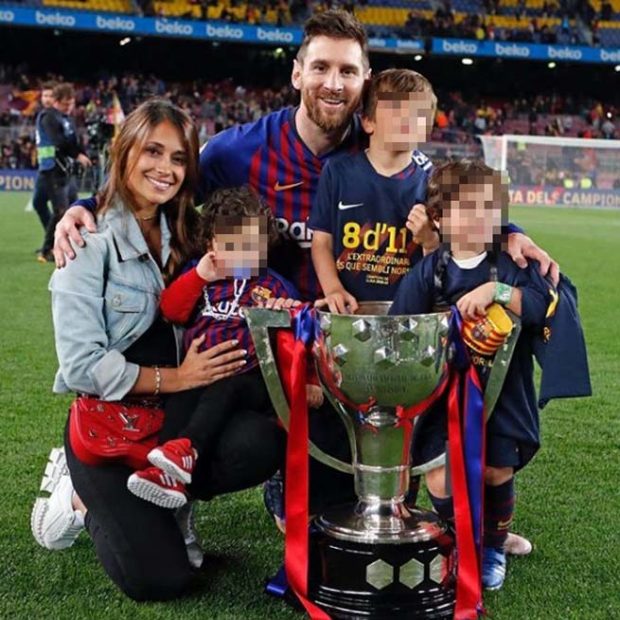 Leo Messi y Antonela Roccuzzo