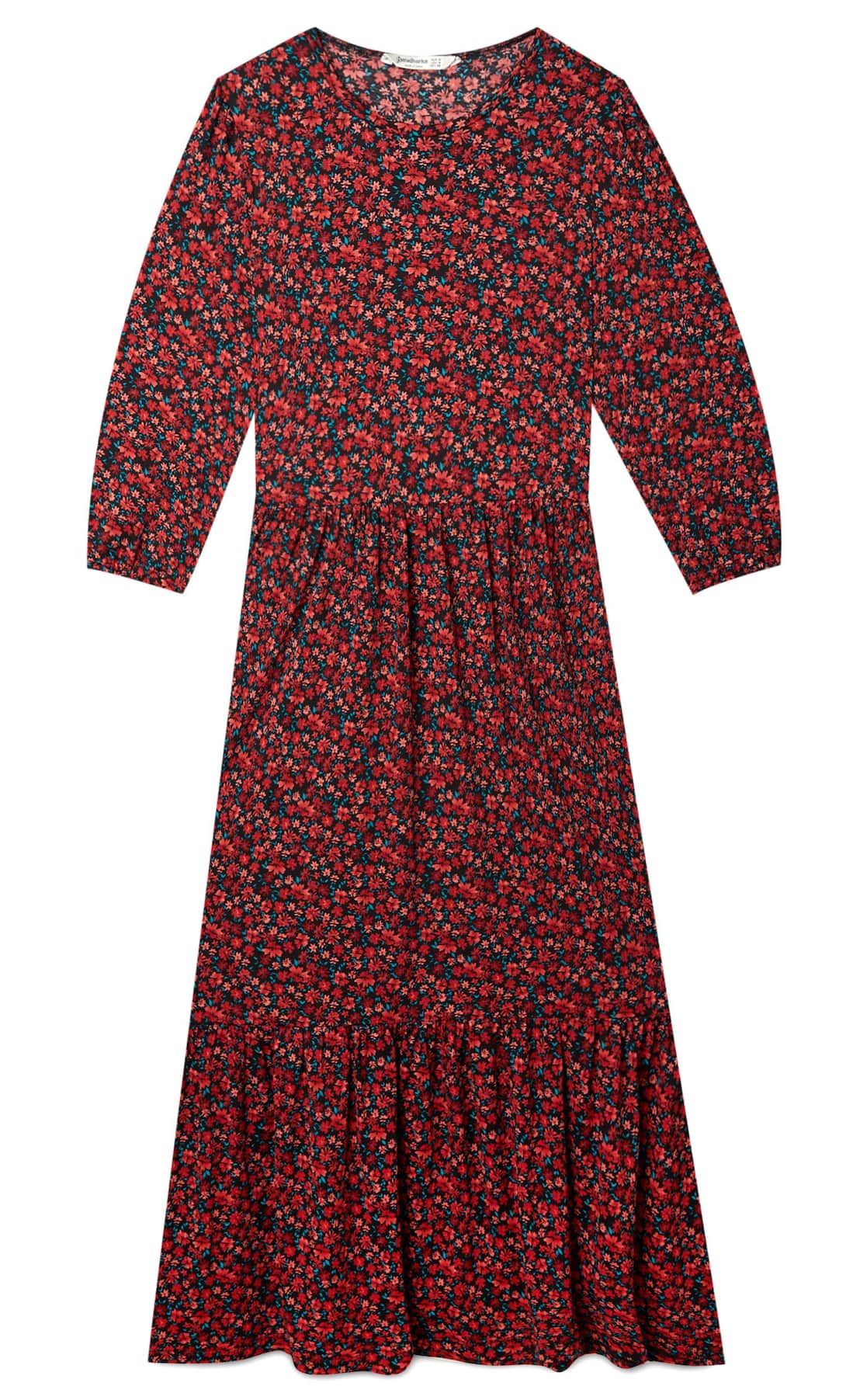 Este es el vestido midi de flores de Stradivarius destinado a convertirse en viral este otoño