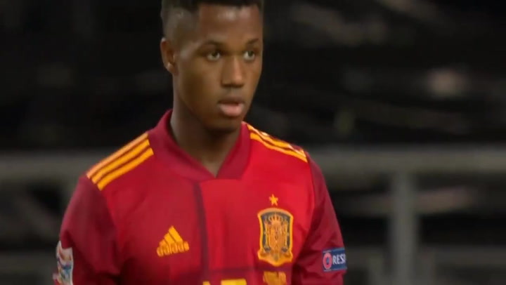 Así fue el debut de Ansu Fati con España Así fue el debut de Ansu Fati con España