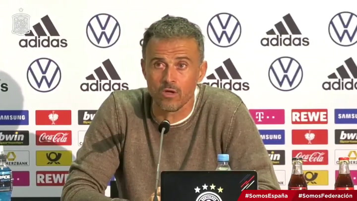 Las frases más destacadas de Luis Enrique tras el empate ante Alemania