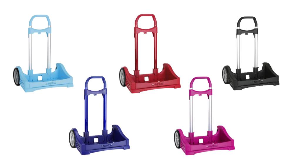 Plegable, sin ruido y en cinco colores: así es el carro para mochilas escolares más vendido en Amazon