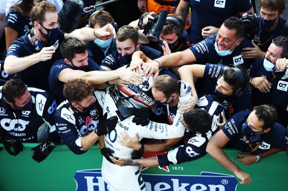 Pierre Gasly, en el GP de Italia de F1 2020