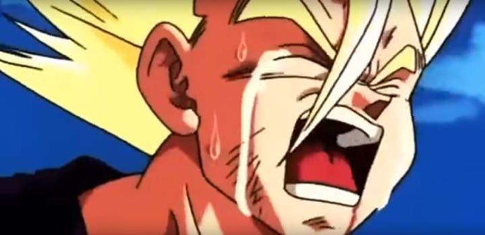 Gohan llorando