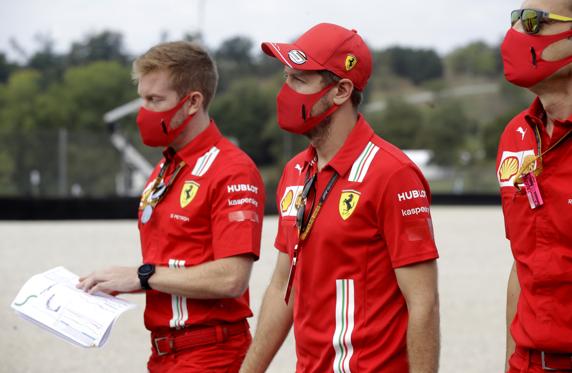 Vettel, en el GP de la Toscana de F1, tras el anuncio de su fichaje por Aston Martin