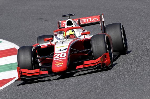 Mick Schumacher, líder de la F2 tras las carreras de Mugello