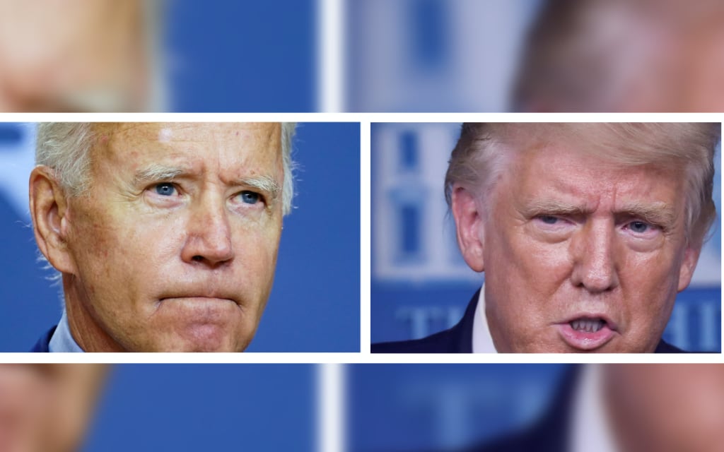 Trump y Biden chocan por los incendios forestales