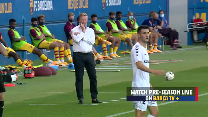 Así vivió Ronald Koeman su primer partido en el banquillo