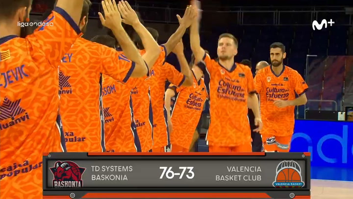 El resumen del TD Systems Baskonia - Valencia Basket (76-73) El resumen del TD Systems Baskonia - Valencia Basket (76-73)