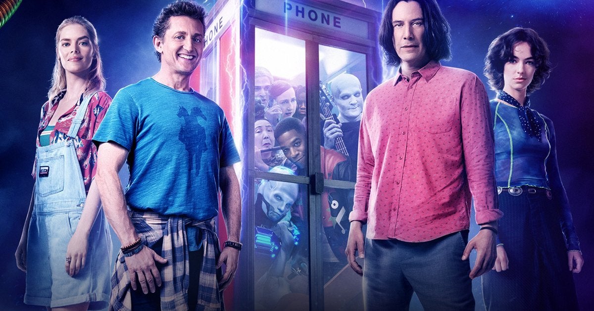 Bill y Ted se enfrentan a la música fondo de pantalla zoom