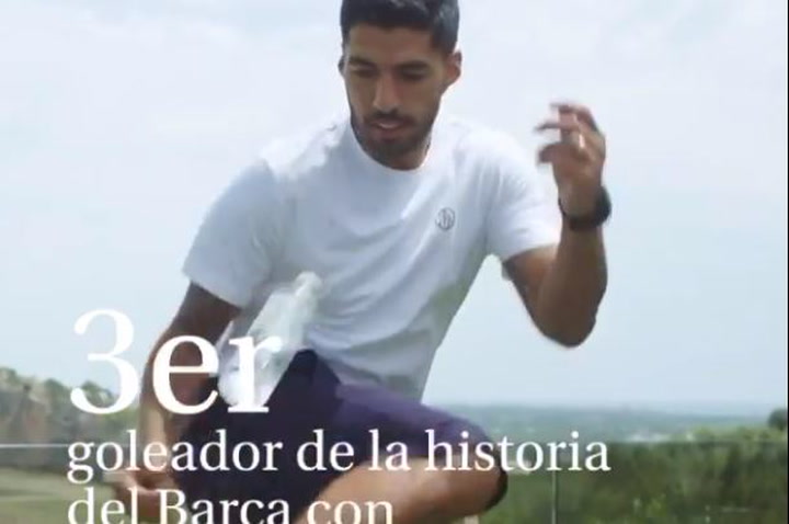 Luis Suárez, 'espíritu volcánico'